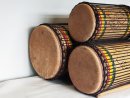 Dunun Basstrommeln Satz - Dundun Set aus Guinea