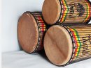 Dunun Basstrommeln Satz - Dundun Set aus Guinea
