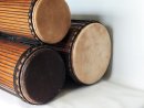 Dunun Basstrommeln Satz - Dundun Set aus Guinea