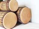 Dunun Basstrommeln Satz - Dundun Set aus Guinea
