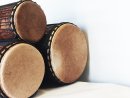 Dunun Basstrommeln Satz - Dundun Set aus Guinea