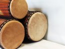 Lenke Dunun Basstrommelset aus Guinea
