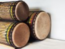 Dunun Basstrommeln Satz - Dundun Set aus Guinea