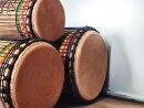 Dunun Basstrommeln Satz - Dundun Set aus Guinea