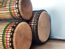 Dunun Basstrommeln Satz - Dundun Set aus Guinea