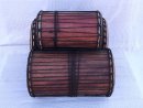 Palisander (Gueni) Dunun Basstrommelset aus Mali