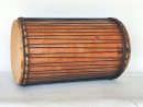 Buschmango (Dugura) Sangban Dunun Basstrommel aus Guinea 4 Eisen