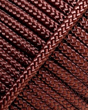 PES hohles Djembe-Seil 6 mm Kupferbraun 100 m