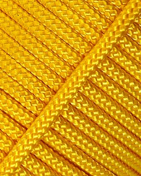 PES hohles Djembe-Seil 6 mm Gelb 100 m