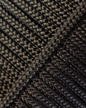 PES hohles Djembe Trommel Seil 6 mm Kohle 100 m