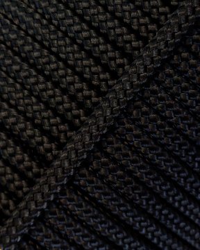 PES hohles Djembe Trommel Seil 6 mm Schwarz 100 m