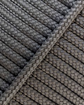 PES hohles Djembe Trommel Seil 6 mm Grau 100 m