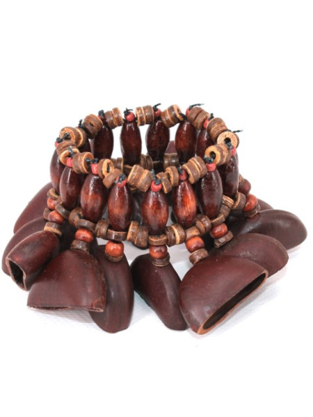 Afrikanische Samenrassel - Entada Rassel Armband CRE16A