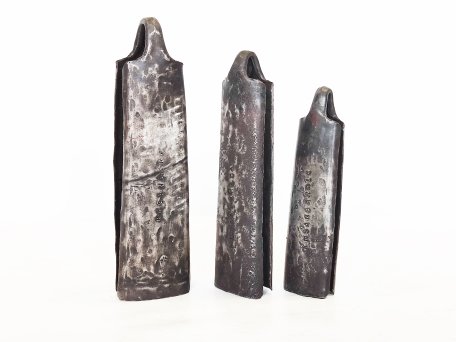 3er Basstrommel Glocken aus Sanbarala Set aus Guinea - Glocke für Basstrommel