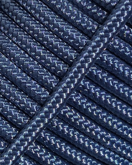 PES verstärktes Djembe Trommel Seil 5 mm Denimblau 100 m