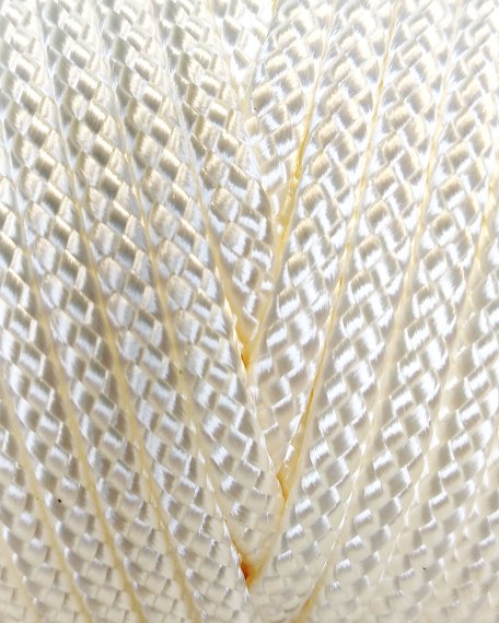 PA hohles Djembe Trommel Seil 4 mm Weiß 160 m