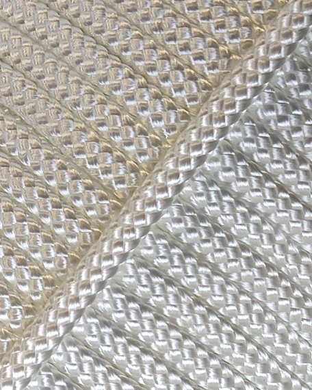 PES hohles Djembe-Seil 5 mm Ecru 100 m