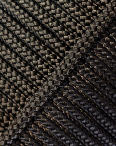 PES hohles Djembe Trommel Seil 4 mm Kohle 100 m