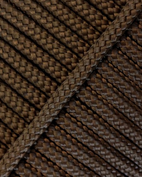 PES hohles Djembe Trommel Seil 4 mm Mokka 20 m