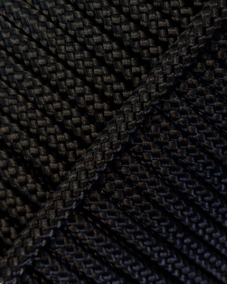 PES hohles Djembe Trommel Seil 6 mm Schwarz 100 m