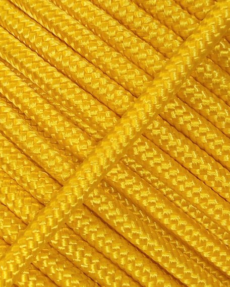 PES verstärktes Djembe Trommel Seil 4 mm Sonnenblumengelb 10 m