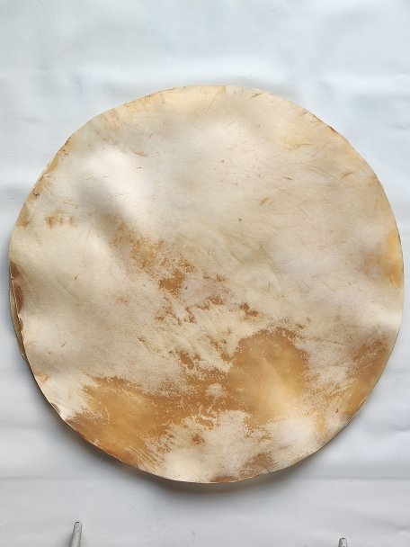 Sehr großes Kuhfell ohne Haar für Djembe Trommel Percussion