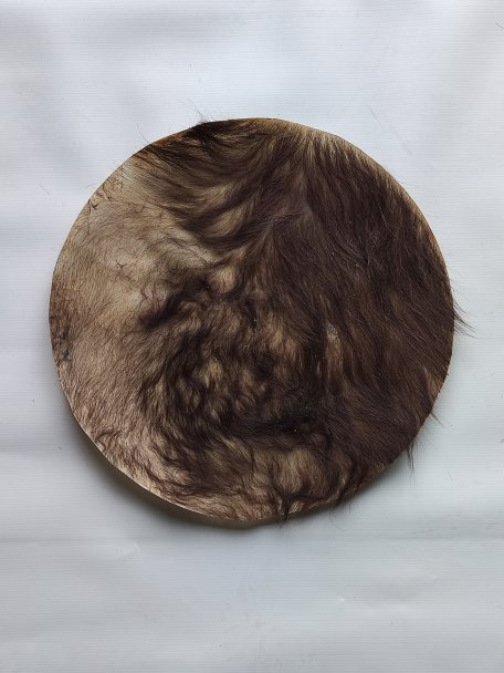 Kleines sehr dünnes Kalsfell für Djembe Trommel Percussion