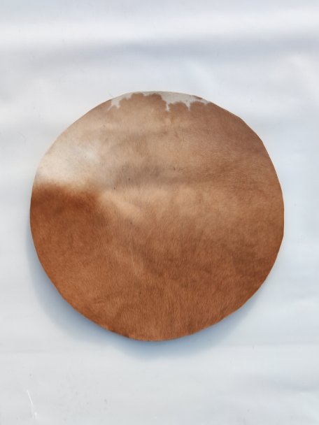 Sehr dünnes Maultierfell mit Haar für Djembe Trommel M