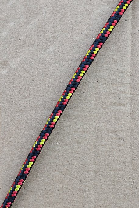 6 mm Tau (dreifarbig, rot / gelb / rot) - 100 m Djembe Trommel Seil