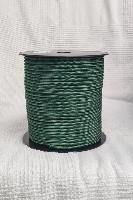 Tau Spule Ø5 mm Flaschengrün für Djembe Trommel