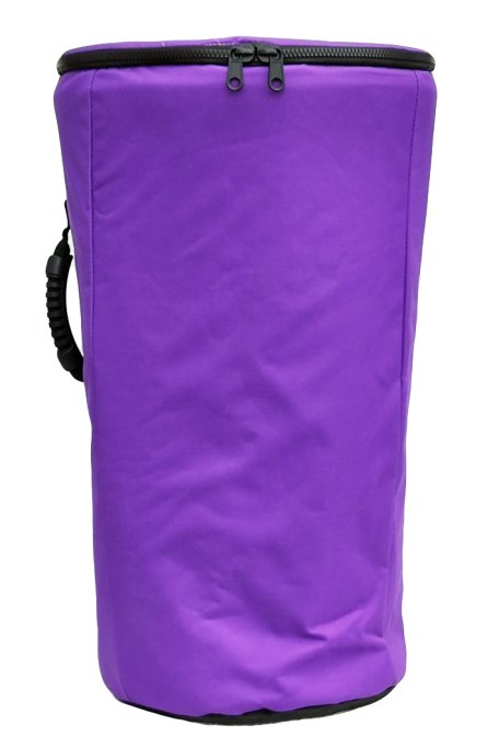 Percussion Africaine hohe Qualität Djembe Tasche L violett