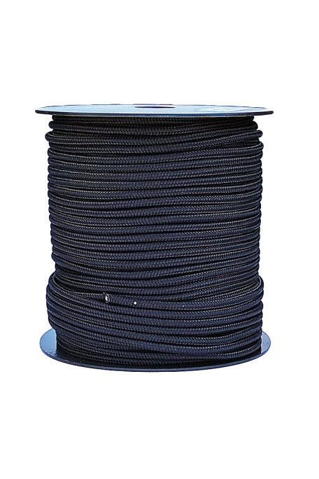 Geflochtenes Tau mit Kern Ø5 mm Dunkelblau 100 m - Djembe Trommel Seil