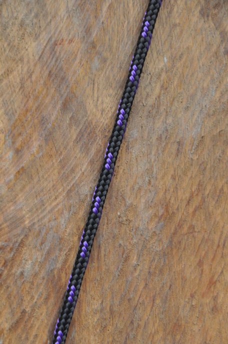 Ø4 mm schwarzes / violettes vorgerecktes Tau für Djembe Trommel - Djembe Seil