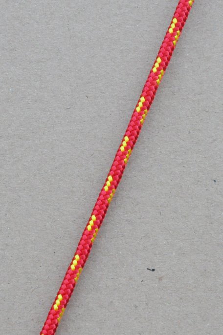 Ø5 mm Tau für Djembe Trommel (rot / Sonnenblumengelb, 100 m) - Djembe Seil 