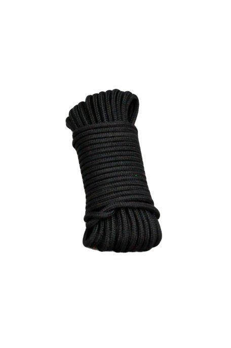 Tau Ø4 mm schwarz für Djembe Trommel
