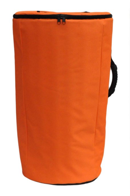 Percussion Africaine hohe Qualität Djembe Tasche L orange