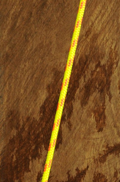 Ø4 mm neon-gelbes / oranges Tau für Djembe Trommel - Djembe Seil