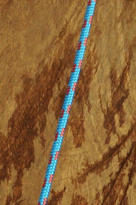 Ø5 mm blaues / rot vorgerecktes Tau für Djembe Trommel - Djembe Seil