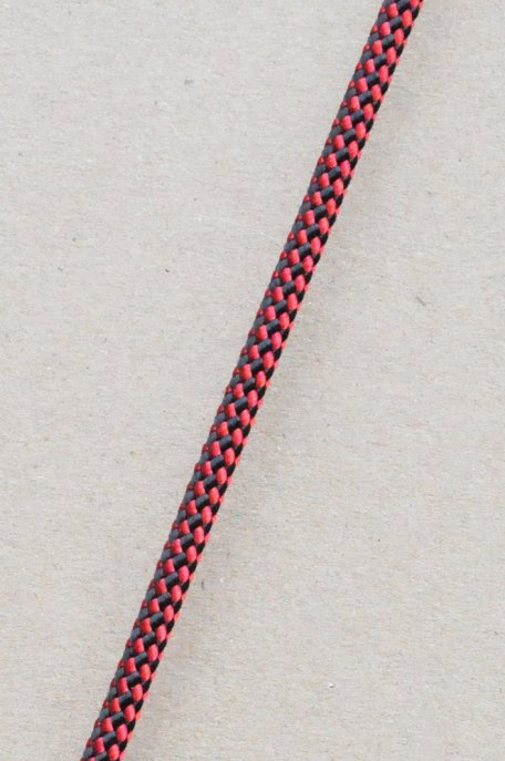 Ø5 mm Djembe Tau (Schachbrett, rot / schwarz, 100 m) - Seil für Djembe Trommel