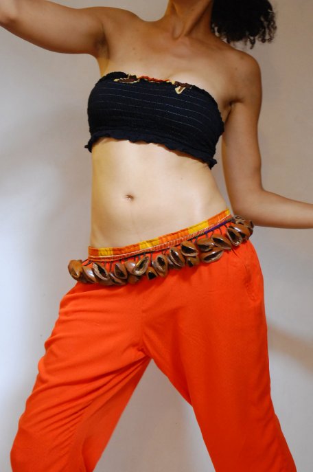 Afrikanischer Tanz Gürtel - Kleiner juju Tanz Gürtel aus Nigeria