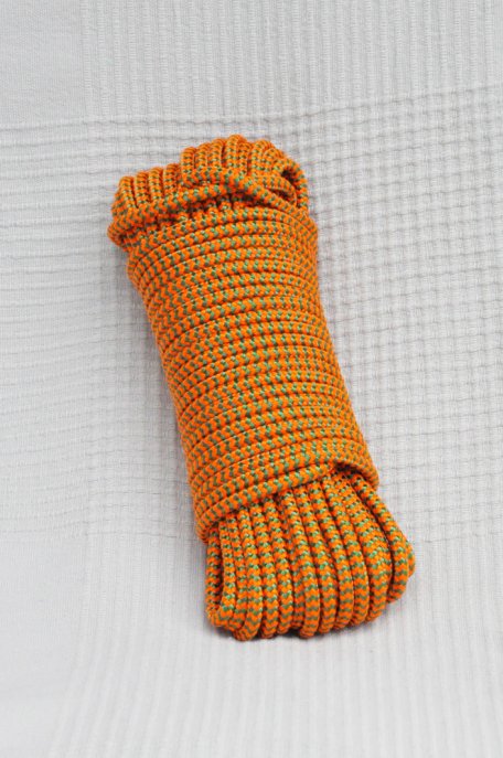 Tau Ø5 mm Fischgräten neonorange grün für Djembe Trommel