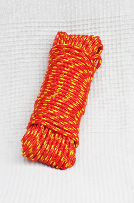 Tau Ø5 mm rot sonnenblumengelb für Djembe Trommel