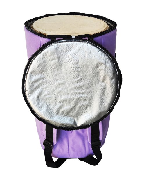 Percussion Africaine Djembe Tasche XL Mauve