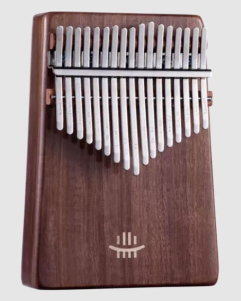 Premium Profi Kalimba 17 Lamellen Walnuß