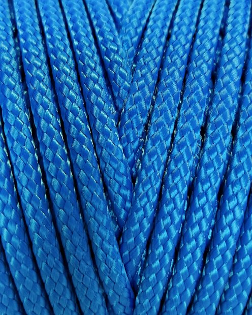 PA Djembe Trommel Hohlseil 4 mm Blau 20 m