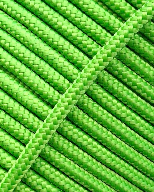 PES verstärktes Djembe Trommel Seil 5 mm Golfgrün 20 m