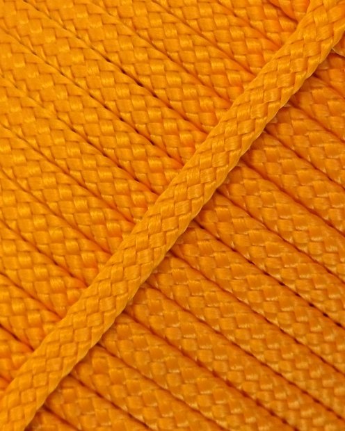 PES hohles Djembe Trommel Seil 4 mm Hellorange 100 m
