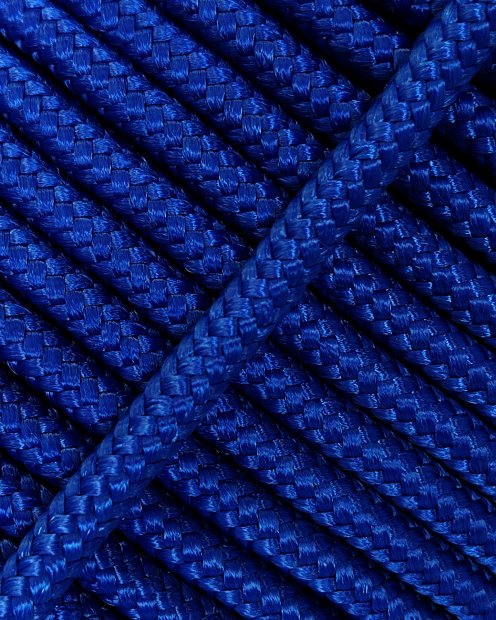 PES verstärktes Djembe Trommel Seil 4 mm Bleu de France 10 m