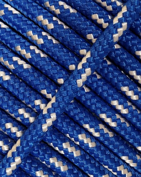 5 mm Tau (Französisch Blau / Ecru) - 20 m Djembe Trommel Seil