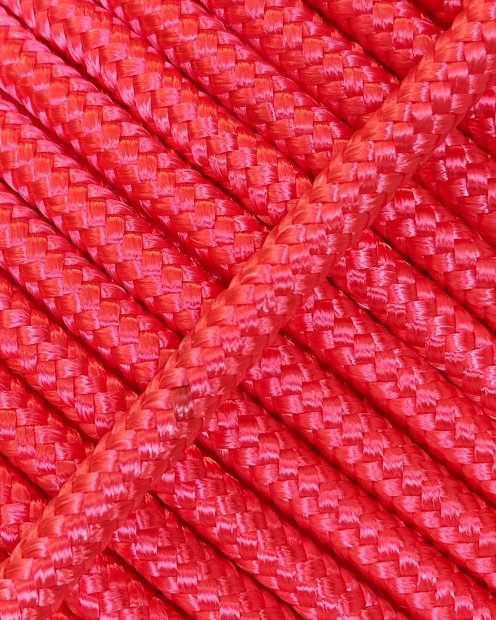 PES verstärktes Djembe Trommel Seil 5 mm Neonpink 100 m